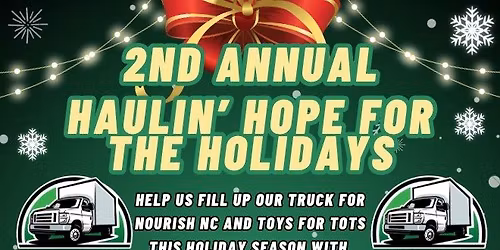 HAULIN\u2019 HOPE FOR THE HOLIDAYS