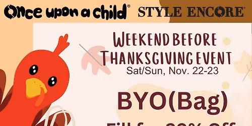 Weekend before Thanksgiving Event! \ud83e\udd83