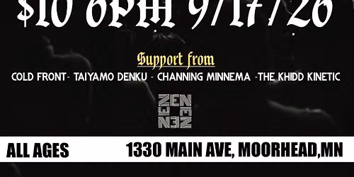 Jantzonia LIVE at Harold's with Cold Front, Taiyamo Denku, Channing Minnema, and The Khidd Kinetic