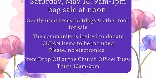 Annual Spring Rummage Sale
