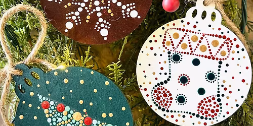Dot Art Ornament Workshop! Painted. Studios Folsom Palladio