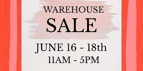 Racks & Rattles Warehouse Sale