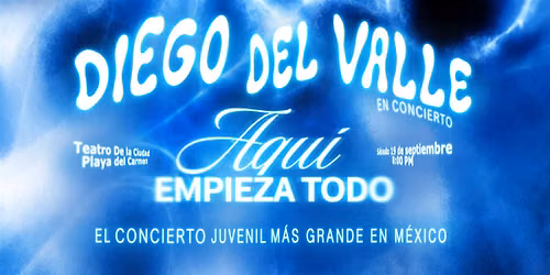 Aqu\u00ed Empieza Todo - Diego Del Valle en concierto