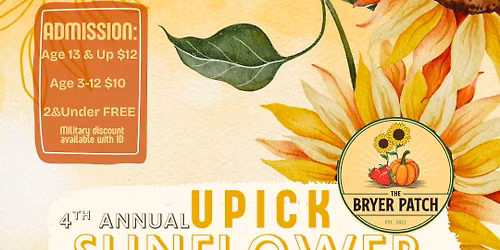 November Sunflower Festival at The Bryer Patch