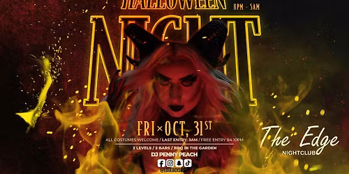 Halloween Night! - Free entry b4 10pm!
