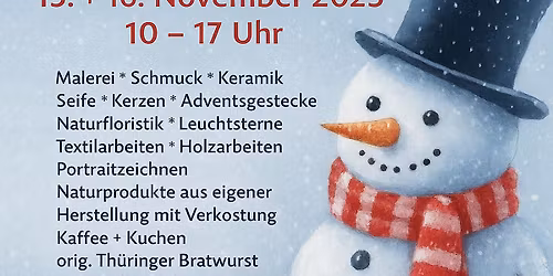 VORWEIHNACHTLICHER KUNSTHANDWERKERMARKT