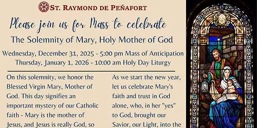 Solemnity of Mary, Holy Mother of God