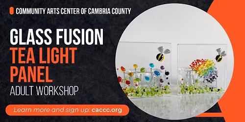 Glass Fusion Tea Light Panel (Adult Art Workshop)