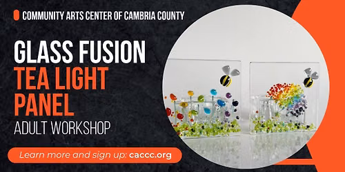 Glass Fusion Tea Light Panel (Adult Art Workshop)