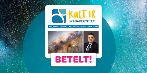 KULT18 SZABADEGYETEM - Csillag\u00e1szati kurzus - 2026