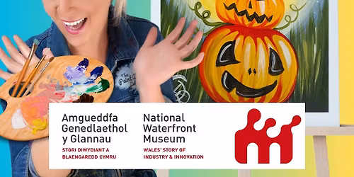 Family Paint Along at The National Waterfront Museum - Pumpkin Pile
