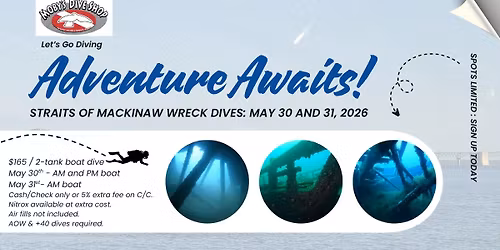Straits of Mackinaw Diving Trip