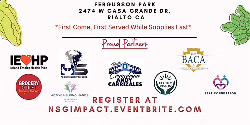 NSG Impact Community Food Distribution (May)
