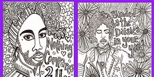 Purple Party \ud83d\udc9c Prince Inspired Art Exhibit 