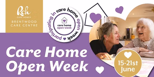 Brentwood Care Centre Care Home Open Week Events