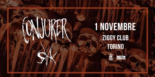 CONJURER + Syk @ Ziggy Club, Torino - 1 novembre 2025