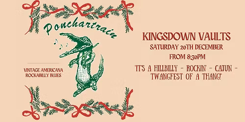 Ponchartrain takes the stage at The Kingsdown Vaults!