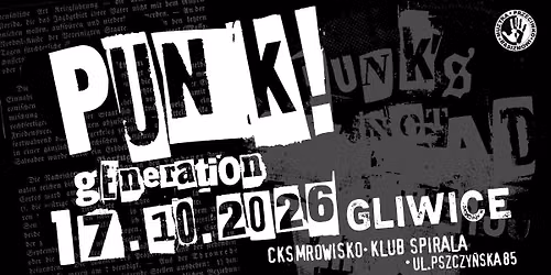 PUNK GENERATION 2026 — Mrowisko. Centrum Kultury Studenckiej Politechniki Śląskiej