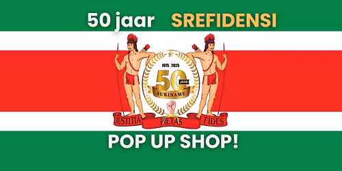 50 JAAR SREFIDENSI POP-UP SHOP