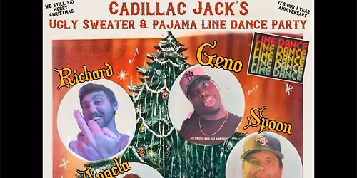 Country Christmas Ugly Sweater & Pajama Line Dance Party