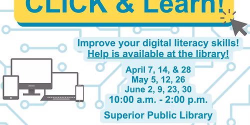 CLICK & Learn at Superior Public Library