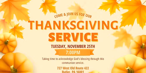 Thanksgiving Service
