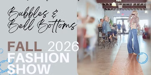 Bubbles & Bellbottoms Blue Hydrangea Fashion Show