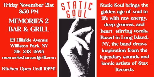 Live Music With Static Soul