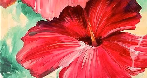 New Art BOGO 75% off Bright Hibiscus
