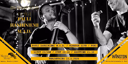 Pauli Hanhiniemi M.A.D. @ Winston Live, Pori