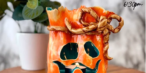 Jack O'Lantern Sack Clay Handbuilding Worshop