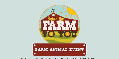 Farm Animal Event at Delaware's Trails and Treats Event!