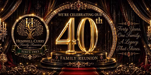 40th Hemphill-Curry Family Reunion