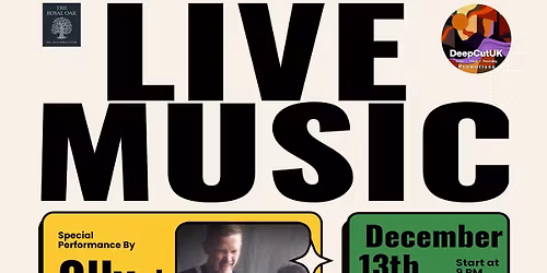Olly+Iain Live at The Royal Oak, Ripon, Saturday 13 Dec 2025 from 9pm!