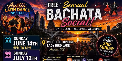 Sunset Bachata Social (Free Event) All Levels