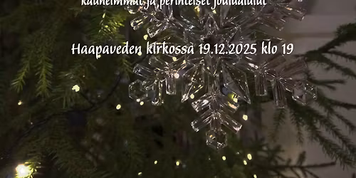 Taas kaikki kauniit muistot -joulukonsertti