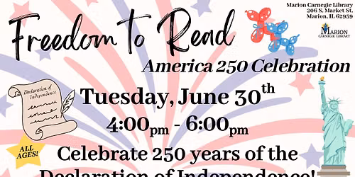 Freedom to Read: An American 250 Celebration