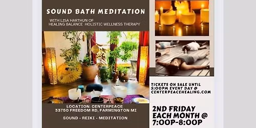 Sound Bath Reiki Meditation w\/ Lisa Harthun