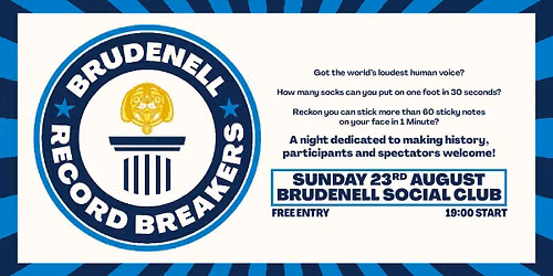 Brudenell Record Breakers - FREE ENTRY