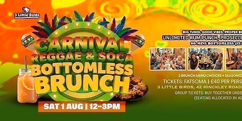 Carnival Reggae &amp; Soca Bottomless Brunch