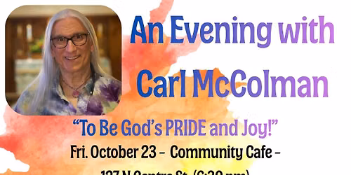 "To Be God's PRIDE and Joy: a spirituality for the queer community...and everyone"
