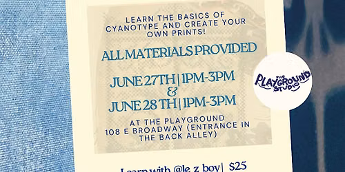 Cyanotype Workshop Beginner