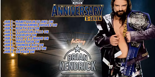 CWE Live In Sudbury Ft WWE Star Brian Kendrick