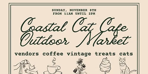 Coastal Cat Cafe Outdoor Market 