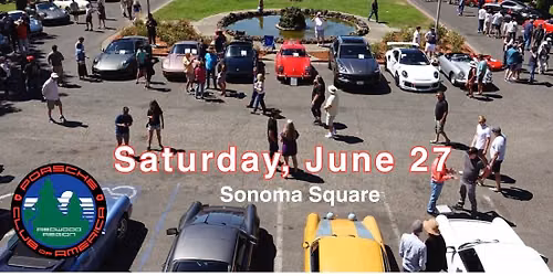 Porsches on the Plaza