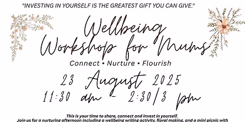 Mums wellbeing picnic