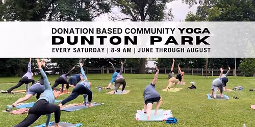 DONATION BASED COMMUNITY YOGA