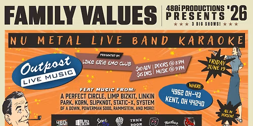 Family Values - Live Band Karaoke (Kent)