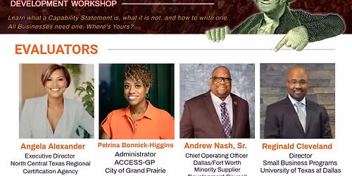 Capability Statement Development Workshop