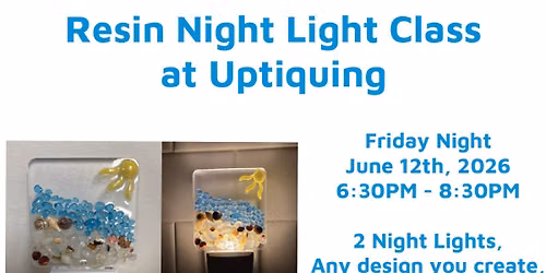 Resin Night Light Class